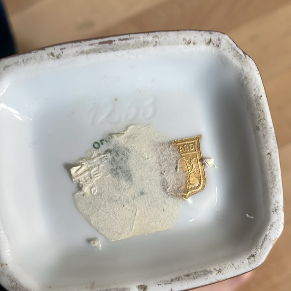 PICARD OREMONT BAVARIA GILT PORCELAIN TEA POT-CREAMER-SUGAR BOWL - Picture 7 of 7